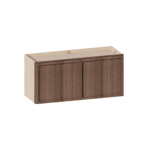 Slim Amber Oak - 33"W × 15"H Standard Wall Cabinet