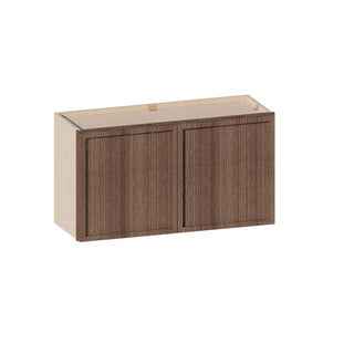 Slim Amber Oak - 33"W × 18"H Standard Wall Cabinet
