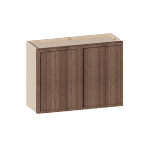 Slim Amber Oak - 33"W × 24"H Standard Wall Cabinet