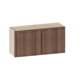 Slim Amber Oak - 36"W × 18"H Standard Wall Cabinet