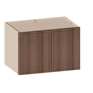 Slim Amber Oak - 36"W × 24"H Deep (24") Wall Bridge Cabinet