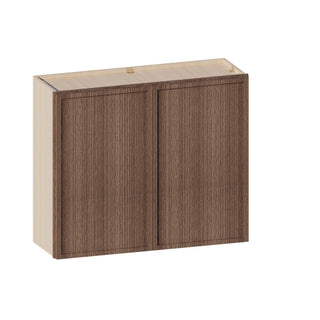 Slim Amber Oak - 36"W × 30"H Standard Wall Cabinet