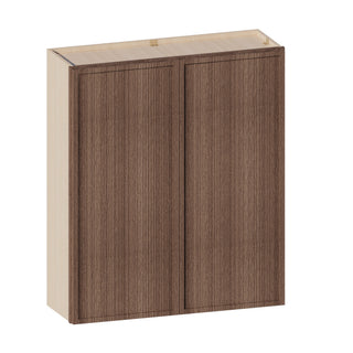 Slim Amber Oak - 36"W × 42"H Standard Wall Cabinet