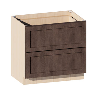 Rustic Wood - 30"W Drawer Base Cabinet