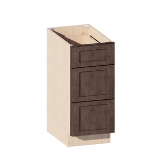 Rustic Wood - 15"W Vanity Drawer Base Cabinet