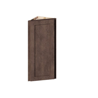 Rustic Wood - 12"W × 36"H Angled-End Wall Cabinet