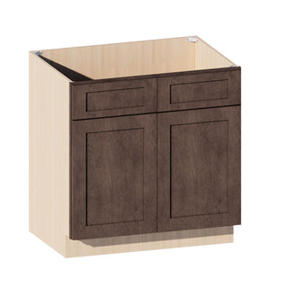 Rustic Wood - 33"W Standard Base Cabinet