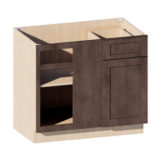 Rustic Wood - 39"W Blind Corner Base Cabinet