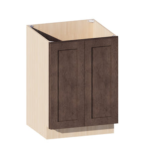 Rustic Wood - 24"W Full-Height Door Base Cabinet