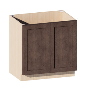 Rustic Wood - 33"W Full-Height Door Base Cabinet