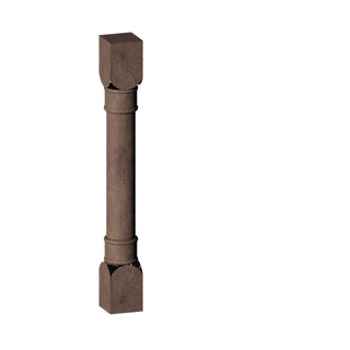 Rustic Wood - 3"W × 34-1/2"L Classic Decorative Leg