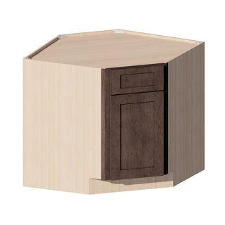 Rustic Wood - 36"W Corner Sink Base Cabinet