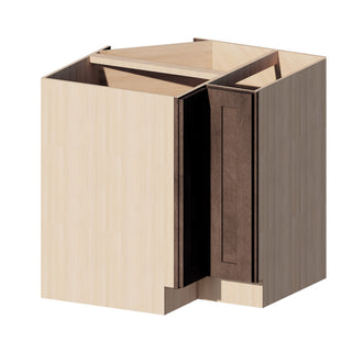 Rustic Wood - 33"W Lazy Susan Base Cabinet