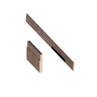Rustic Wood - 4-1/2"W × 96"L Furniture Base Molding
