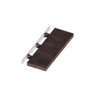 Rustic Wood - 30"W × 2-3/16"H Floating Shelf