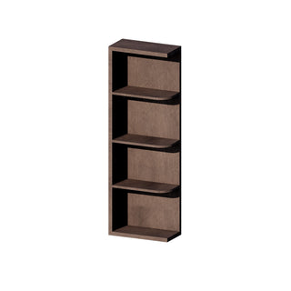 Rustic Wood - 6"W × 36"H Open Shelf Wall End Cabinet