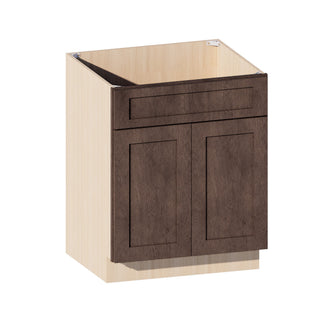 Rustic Wood - 27"W Sink Base Cabinet
