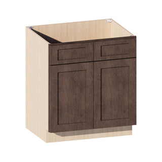 Rustic Wood - 30"W Sink Base Cabinet