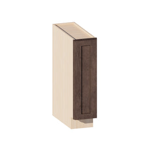 Rustic Wood - 9"W Spice Pull-Out Rack Base Cabinet