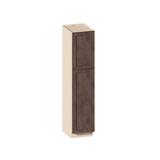 Rustic Wood - 18"W × 84"H Tall Pantry Cabinet