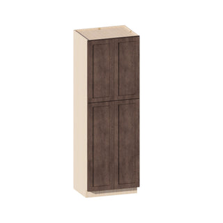 Rustic Wood - 30"W × 90"H Tall Pantry Cabinet