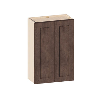 Rustic Wood - 24"W × 36"H Standard Wall Cabinet