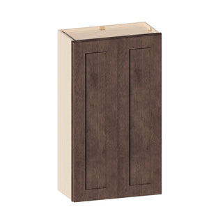 Rustic Wood - 24"W × 42"H Standard Wall Cabinet