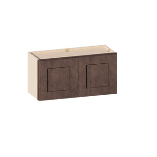 Rustic Wood - 30"W × 15"H Standard Wall Cabinet