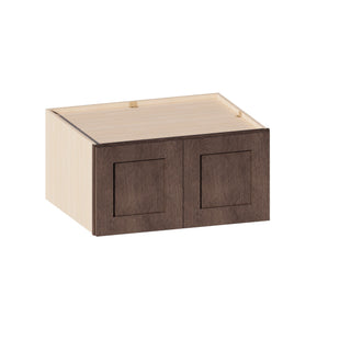 Rustic Wood - 30"W × 15"H Deep (24") Wall Bridge Cabinet
