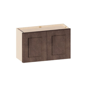 Rustic Wood - 30"W × 18"H Standard Wall Cabinet