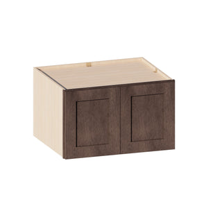 Rustic Wood - 30"W × 18"H Deep (24") Wall Bridge Cabinet