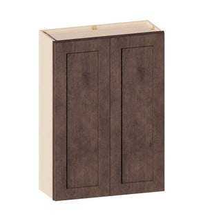 Rustic Wood - 30"W × 42"H Standard Wall Cabinet