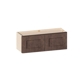 Rustic Wood - 33"W × 12"H Standard Wall Cabinet