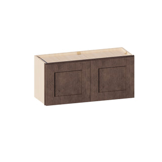 Rustic Wood - 33"W × 15"H Standard Wall Cabinet