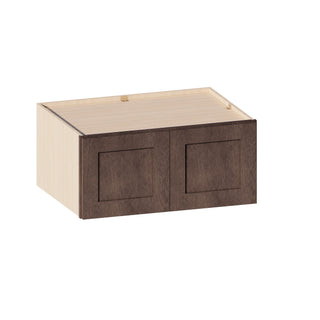 Rustic Wood - 33"W × 15"H Deep (24") Wall Bridge Cabinet