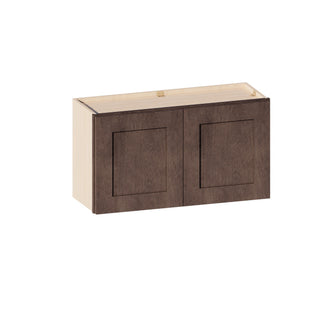 Rustic Wood - 33"W × 18"H Standard Wall Cabinet