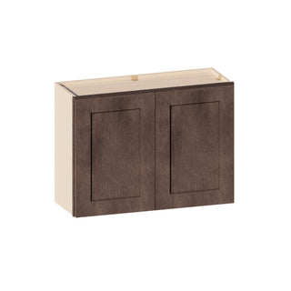 Rustic Wood - 33"W × 24"H Standard Wall Cabinet