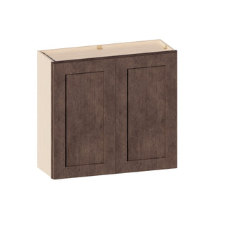 Rustic Wood - 33"W × 30"H Standard Wall Cabinet