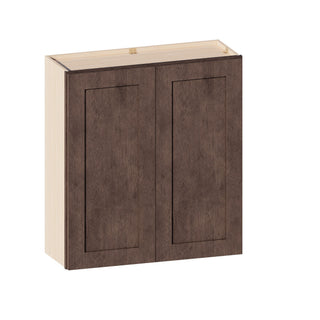 Rustic Wood - 33"W × 36"H Standard Wall Cabinet