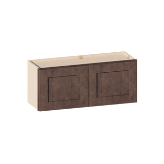 Rustic Wood - 36"W × 15"H Standard Wall Cabinet