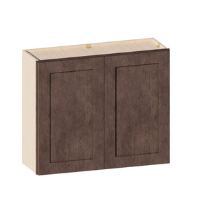 Rustic Wood - 36"W × 30"H Standard Wall Cabinet