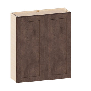 Rustic Wood - 36"W × 42"H Standard Wall Cabinet