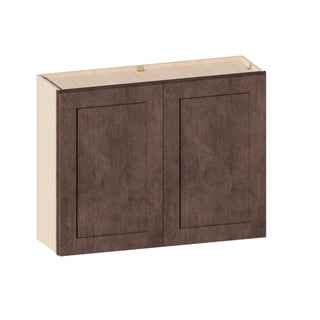 Rustic Wood - 39"W × 30"H Standard Wall Cabinet