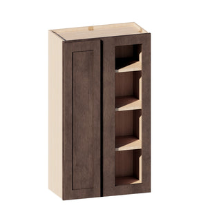 Rustic Wood - 24"W × 42"H Blind Corner Wall Cabinet