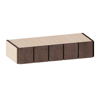 Rustic Wood - 30"W × 6"H Spice Drawer Wall Cabinet