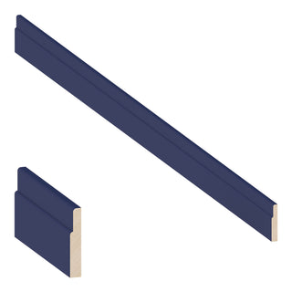 Navy Blue - 4-1/2"W × 96"L Furniture Base Molding