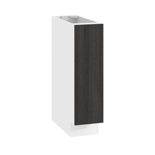 Frameless Oak Shade - 09"W Full-Height Door Base Cabinet