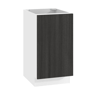 Frameless Oak Shade - 18"W Full-Height Door Base Cabinet