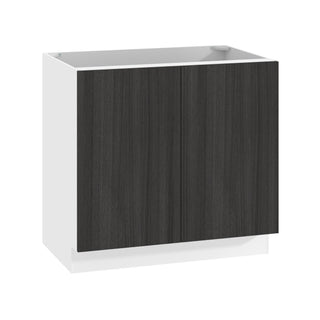 Frameless Oak Shade - 36"W Full-Height Door Base Cabinet