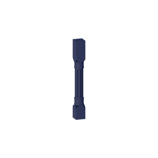 Navy Blue - 3"W × 34-1/2"L Fluted Decorative Leg